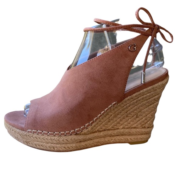 Guess Shoes - Guess Ankle Strap Sandal Wedge Size 8M